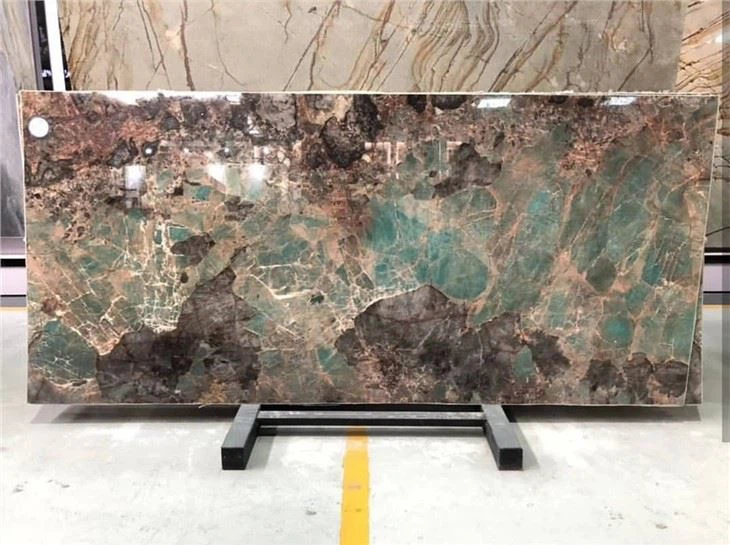 Amazon Green Marble High-end Decoration