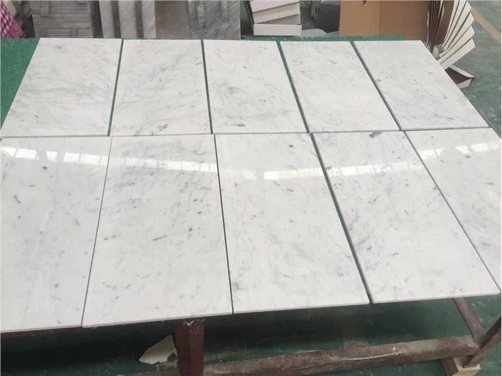 White Marble Tiles Living Room