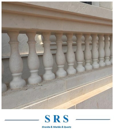 Baluster Aolchloiche Beige Le haghaidh Decor Intí / Lasmuigh