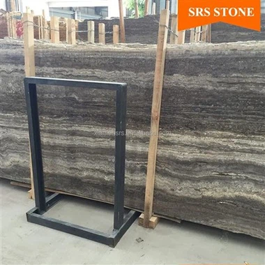 Iaráin Silver Travertine Slab Travertine Urlár Silver Travertine Wall Tíleanna